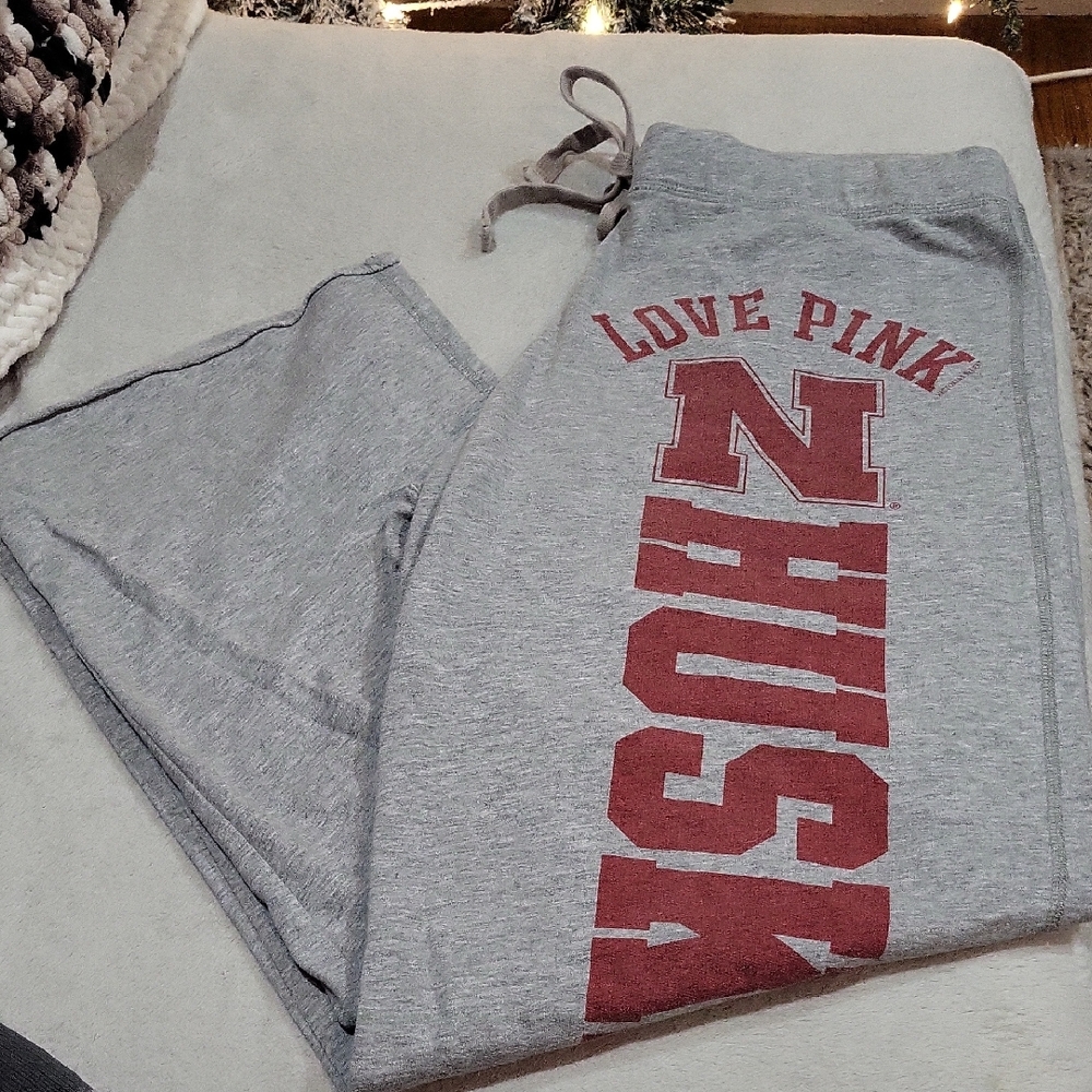 PINK Victoria's Secret University Of Nebraska Pants